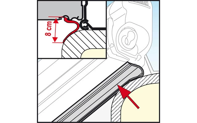Fiamma Rain Guard Lower 3 Fiamma Rain Guard Lower