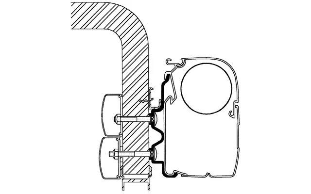 Thule Hymer Markisen-Adapter 2016 2,6m 7 Thule Hymer Markisen-Adapter 2016 2,6m – Bild 5