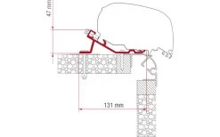 Fiamma Kit Bailey Markisenadapter Für Fiamma F80 / F65