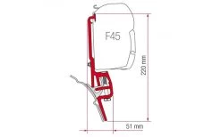 Fiamma F45 Kit High Roof Adapter Westfalia -Campingbedarf Verkauf 57253 6484