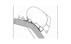 Thule Dachadapter Carthago Serie 450 Cm Ab 2014 -Campingbedarf Verkauf 603475 4472755