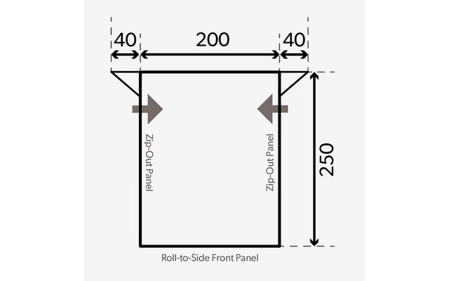 Dometic Rally 200 Gestängevorzelt Für Wohnwagen 2 M 4 Dometic Rally 200 Gestängevorzelt Für Wohnwagen 2 M – Bild 2