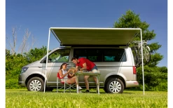 Fiamma F35 Pro 180 Dachmarkise Gehäusefarbe Deep Black Tuchfarbe Royal Grey 180 Cm -Campingbedarf Verkauf 808382 5278139