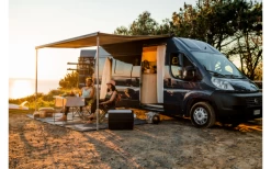 Fiamma F80s Ducato 320 Markise Gehäusefarbe Deep Black Tuchfarbe Royal Grey 320 Cm -Campingbedarf Verkauf 822710 5315042